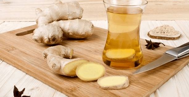 Teaj ginger for power